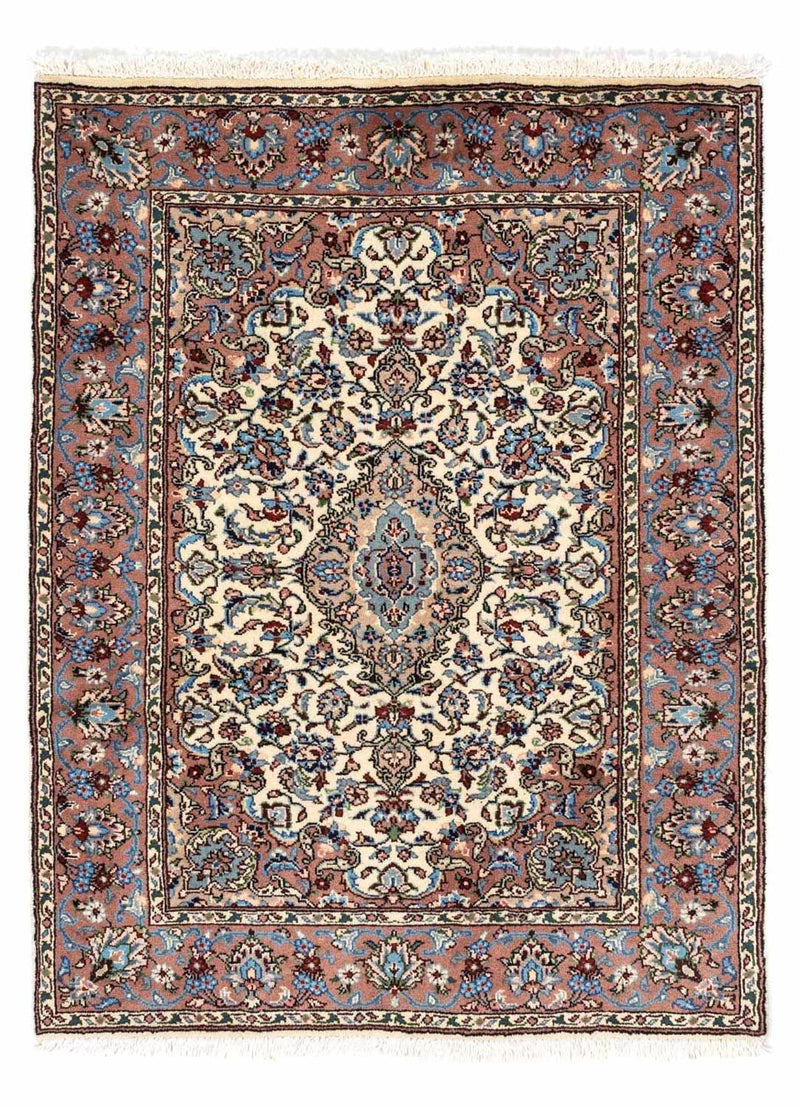 Alfombra persa - Keshan - 153 x 98 cm - beige