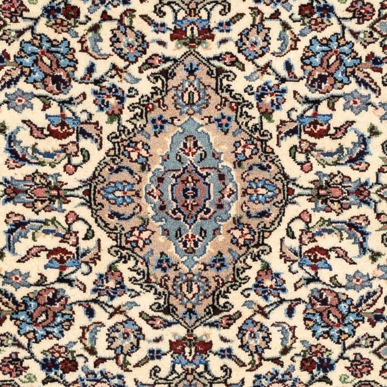 Alfombra persa - Keshan - 153 x 98 cm - beige