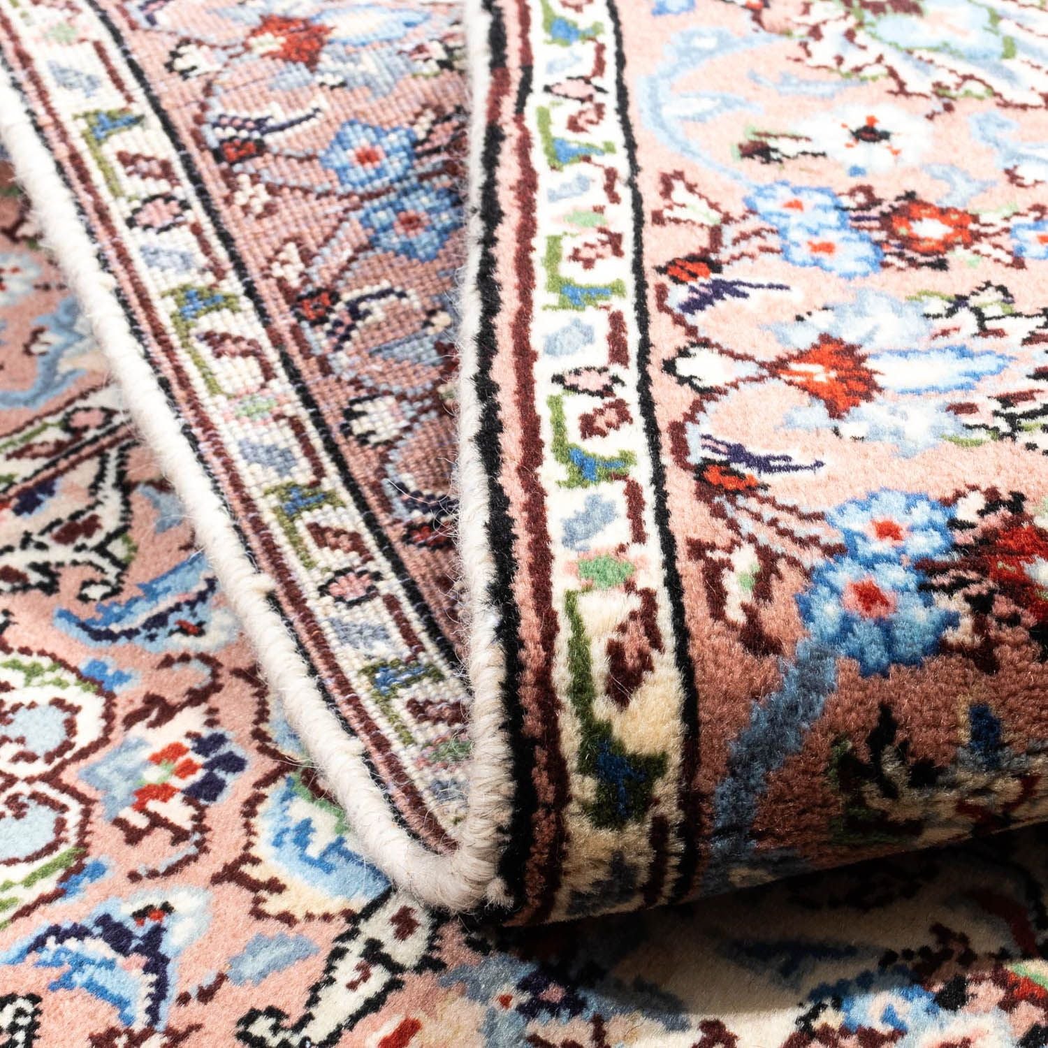 Alfombra persa - Keshan - 153 x 98 cm - beige