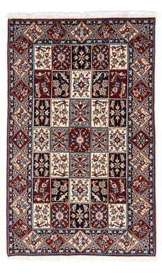 Alfombra persa - Keshan - 157 x 95 cm - rojo oscuro