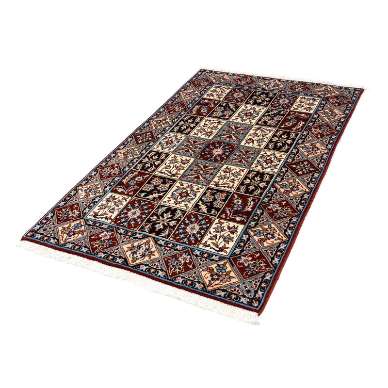 Alfombra persa - Keshan - 157 x 95 cm - rojo oscuro
