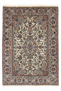 Alfombra persa - Keshan - 143 x 98 cm - beige