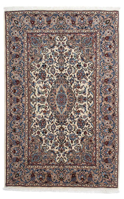 Alfombra persa - Keshan - 153 x 98 cm - beige