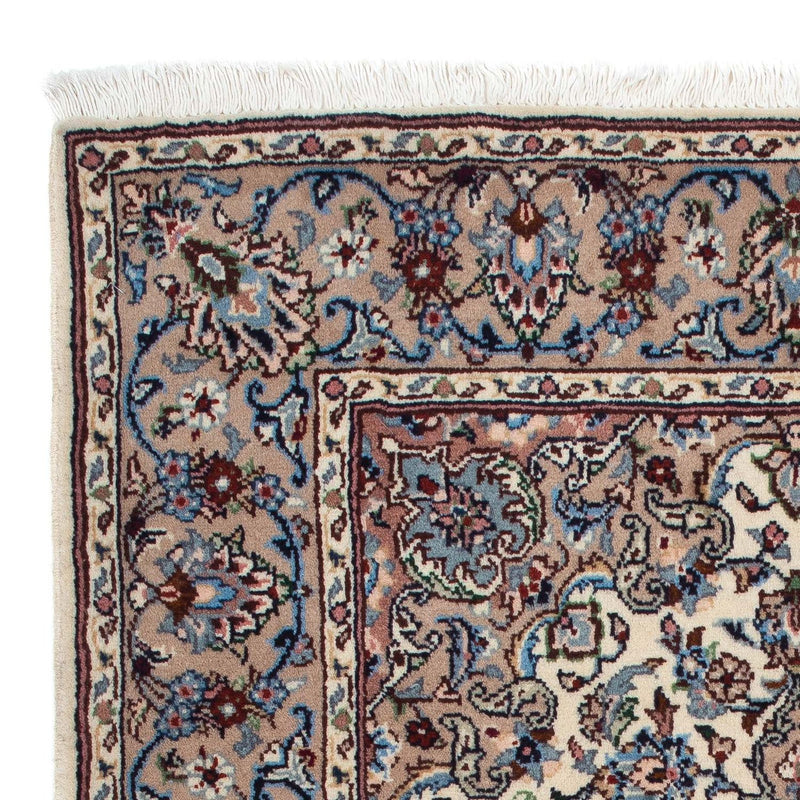 Alfombra persa - Keshan - 153 x 98 cm - beige