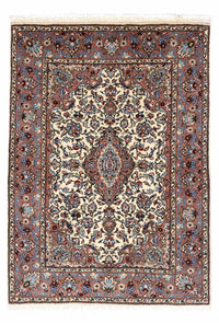 Alfombra persa - Keshan - 142 x 99 cm - beige