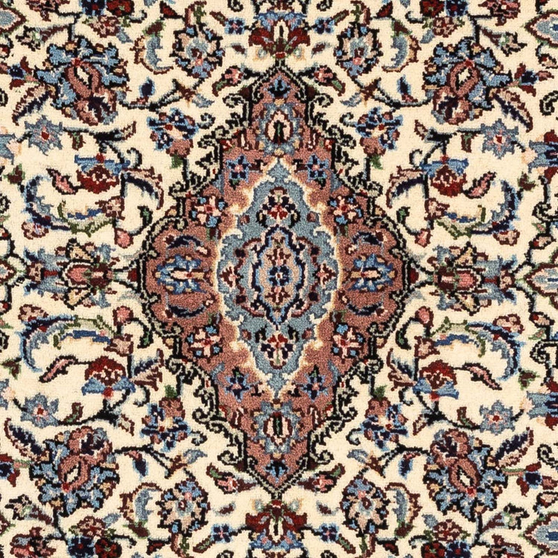 Alfombra persa - Keshan - 142 x 99 cm - beige
