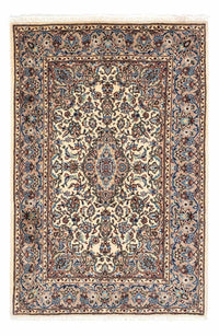 Alfombra persa - Keshan - 148 x 97 cm - beige