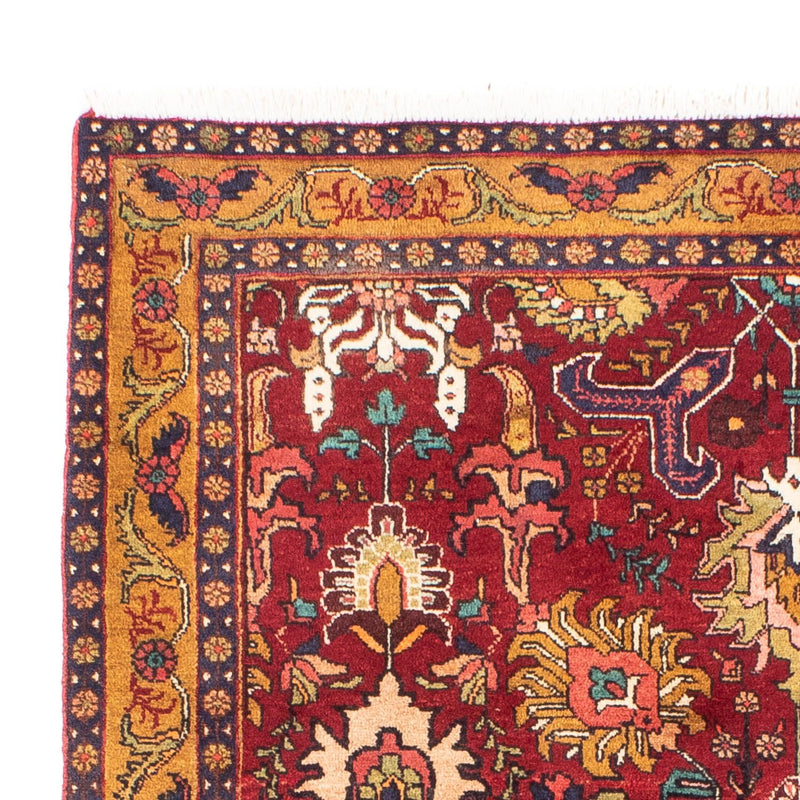 Alfombra persa - Nómada - 191 x 138 cm - rojo oscuro