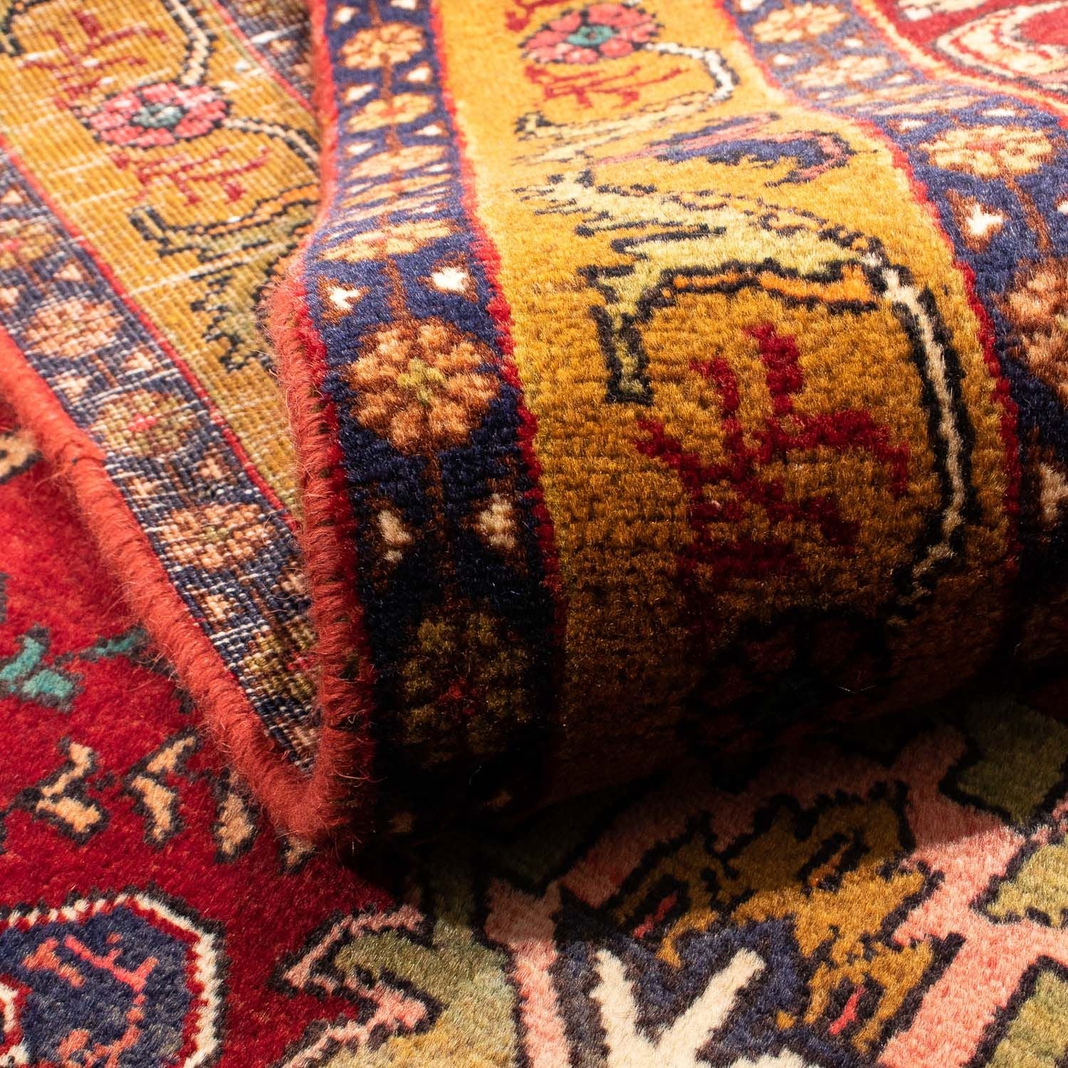 Alfombra persa - Nómada - 191 x 138 cm - rojo oscuro