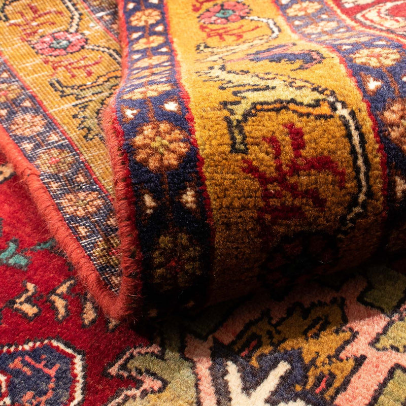 Alfombra persa - Nómada - 191 x 138 cm - rojo oscuro