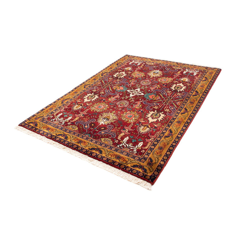 Alfombra persa - Nómada - 191 x 138 cm - rojo oscuro