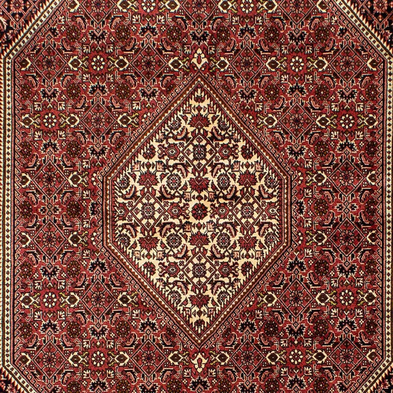 Alfombra persa - Bidjar - 243 x 167 cm - rojo oscuro