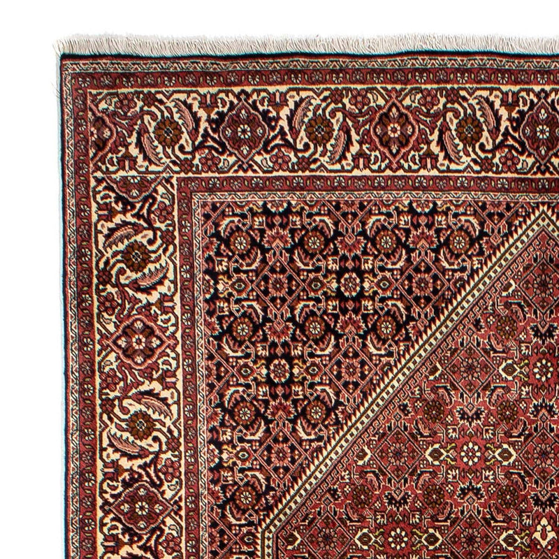 Alfombra persa - Bidjar - 243 x 167 cm - rojo oscuro