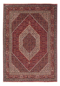Alfombra persa - Bidjar - 237 x 173 cm - rojo oscuro