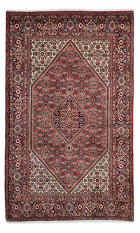 Alfombra persa - Bidjar - 222 x 136 cm - azul oscuro