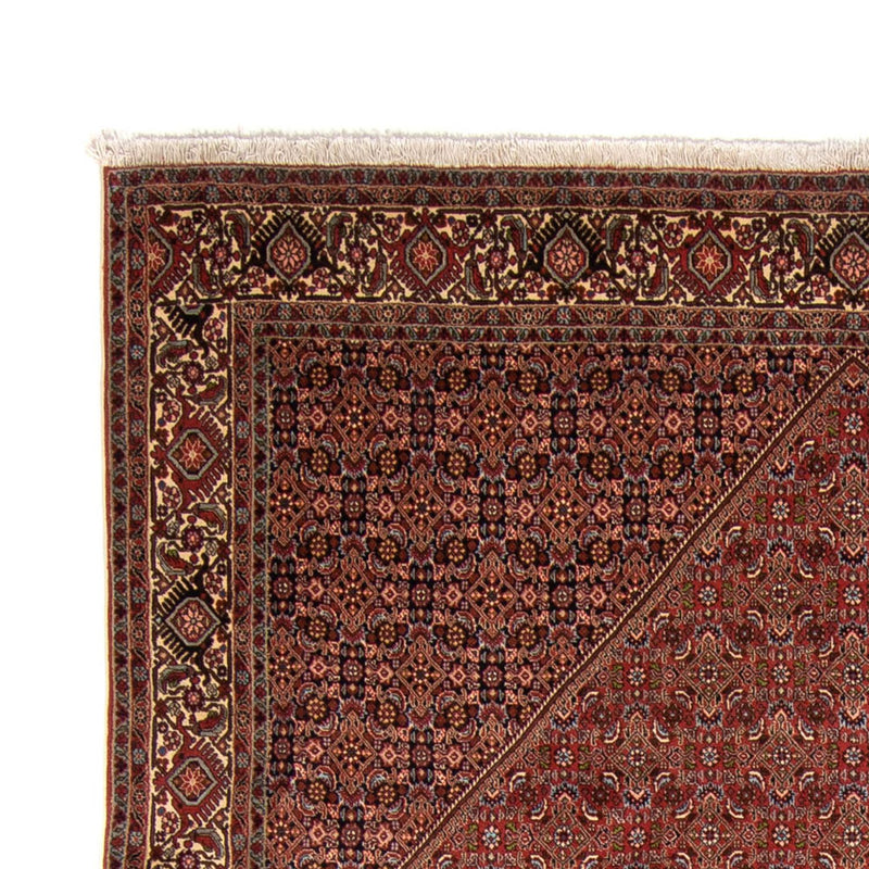Alfombra persa - Bidjar - 358 x 250 cm - rojo oscuro