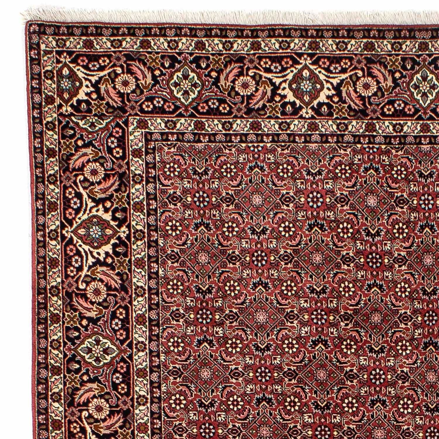 Alfombra persa - Bidjar - 290 x 195 cm - rojo oscuro