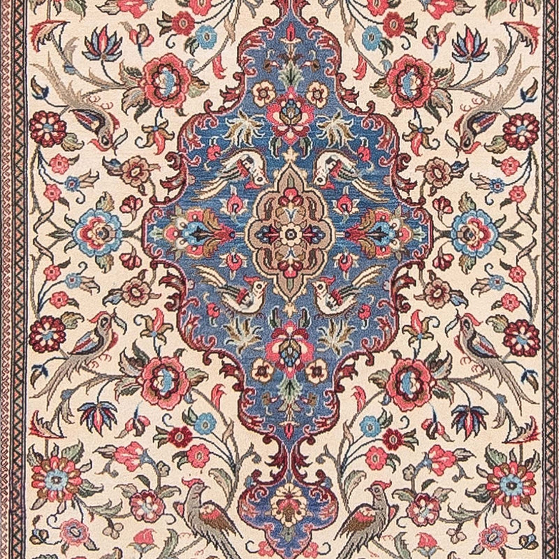 Alfombra de pasillo Alfombra persa - Tabriz - 143 x 105 cm - beige