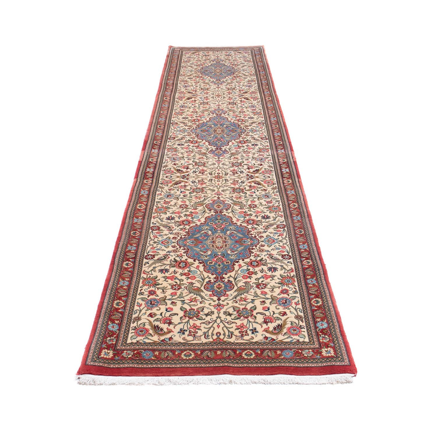 Alfombra de pasillo Alfombra persa - Tabriz - 143 x 105 cm - beige