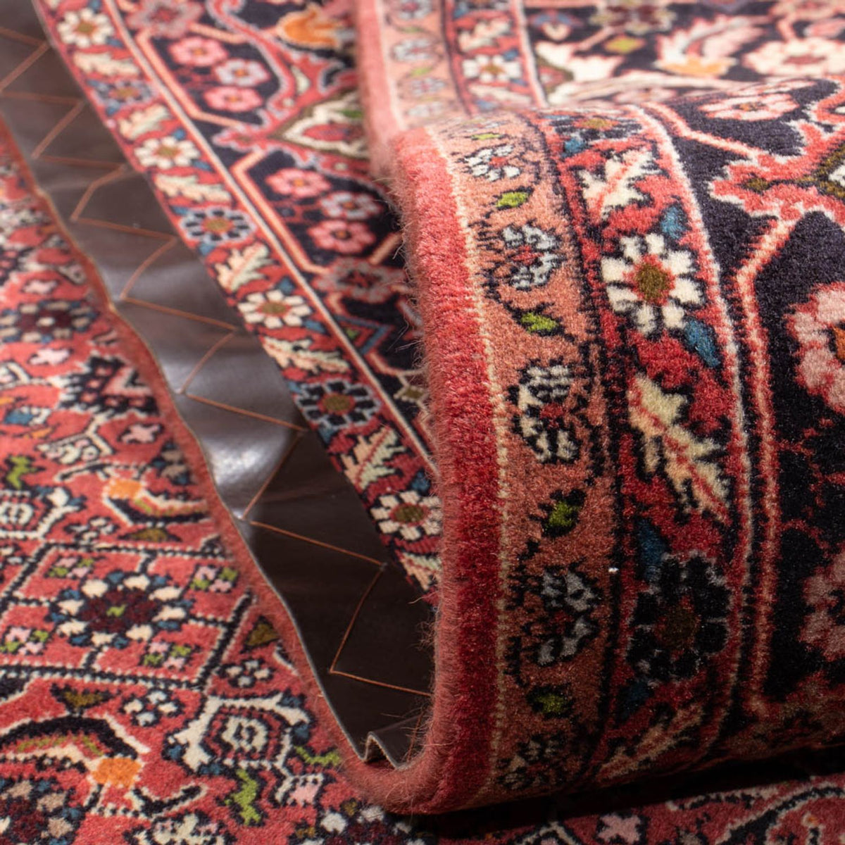 Alfombra persa - Bidjar - 338 x 248 cm - marrón