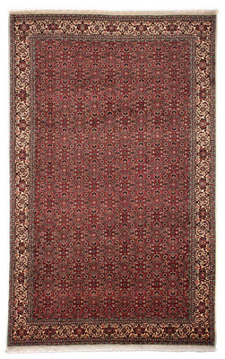 Alfombra persa - Bidjar - 305 x 198 cm - rojo oscuro