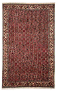 Alfombra persa - Bidjar - 305 x 198 cm - rojo oscuro
