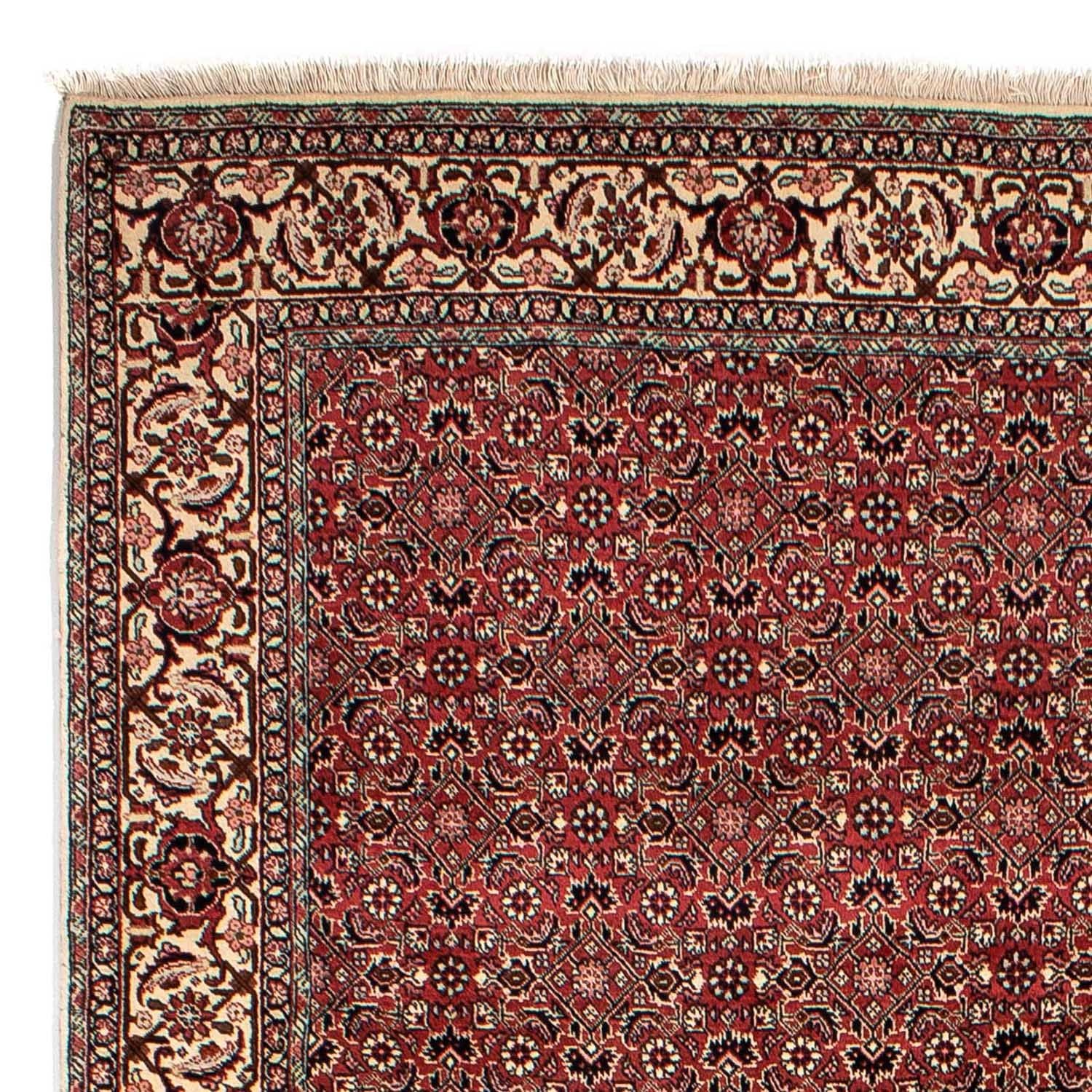 Alfombra persa - Bidjar - 305 x 198 cm - rojo oscuro