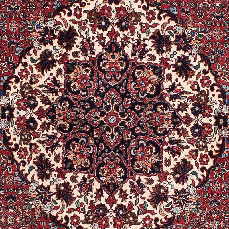 Alfombra de pasillo Alfombra persa - Bidjar - 194 x 100 cm - rojo oscuro