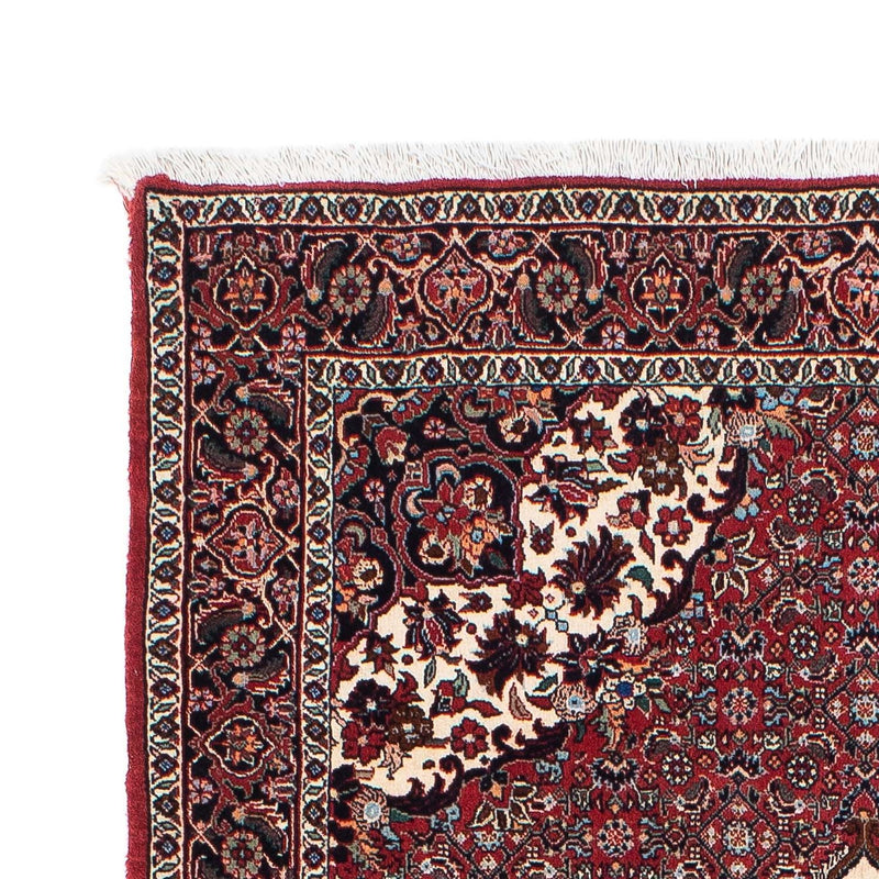 Alfombra de pasillo Alfombra persa - Bidjar - 194 x 100 cm - rojo oscuro