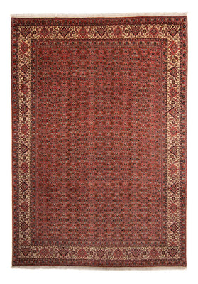Alfombra persa - Bidjar - 357 x 248 cm - rojo oscuro