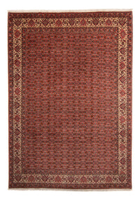 Alfombra persa - Bidjar - 357 x 248 cm - rojo oscuro