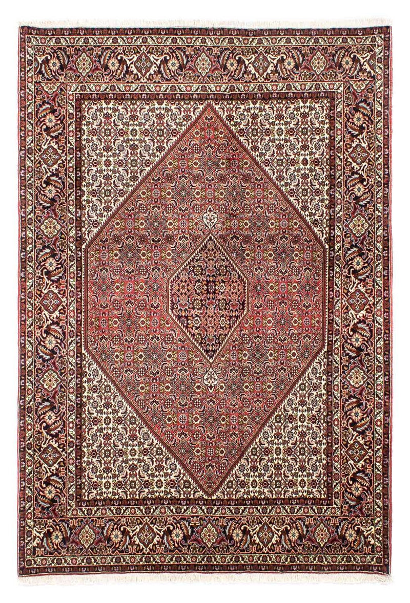 Alfombra persa - Bidjar - 251 x 174 cm - rojo claro