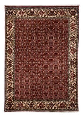 Alfombra persa - Bidjar - 275 x 196 cm - rojo oscuro