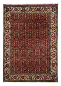 Alfombra persa - Bidjar - 275 x 196 cm - rojo oscuro