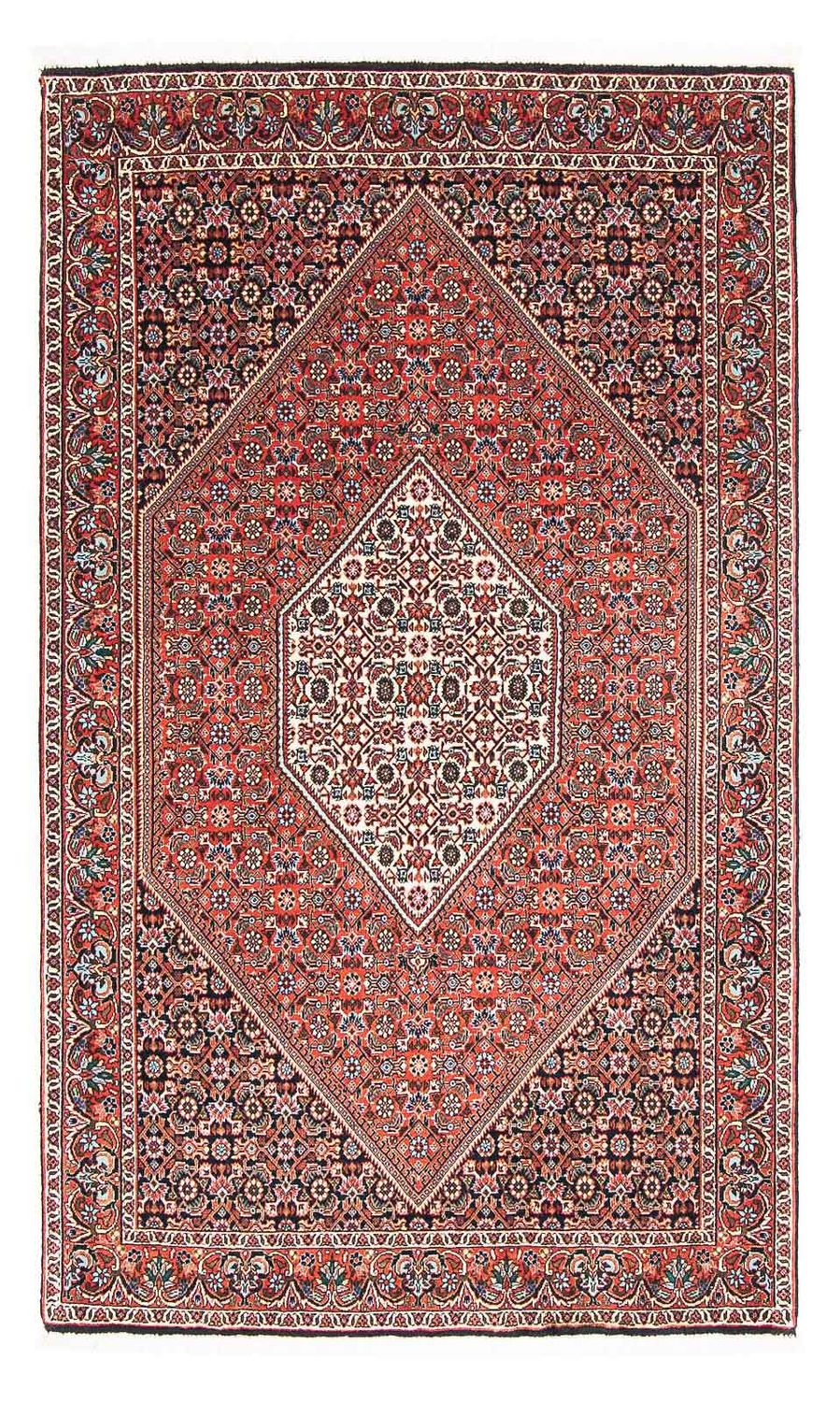 Alfombra persa - Bidjar - 178 x 110 cm - rojo
