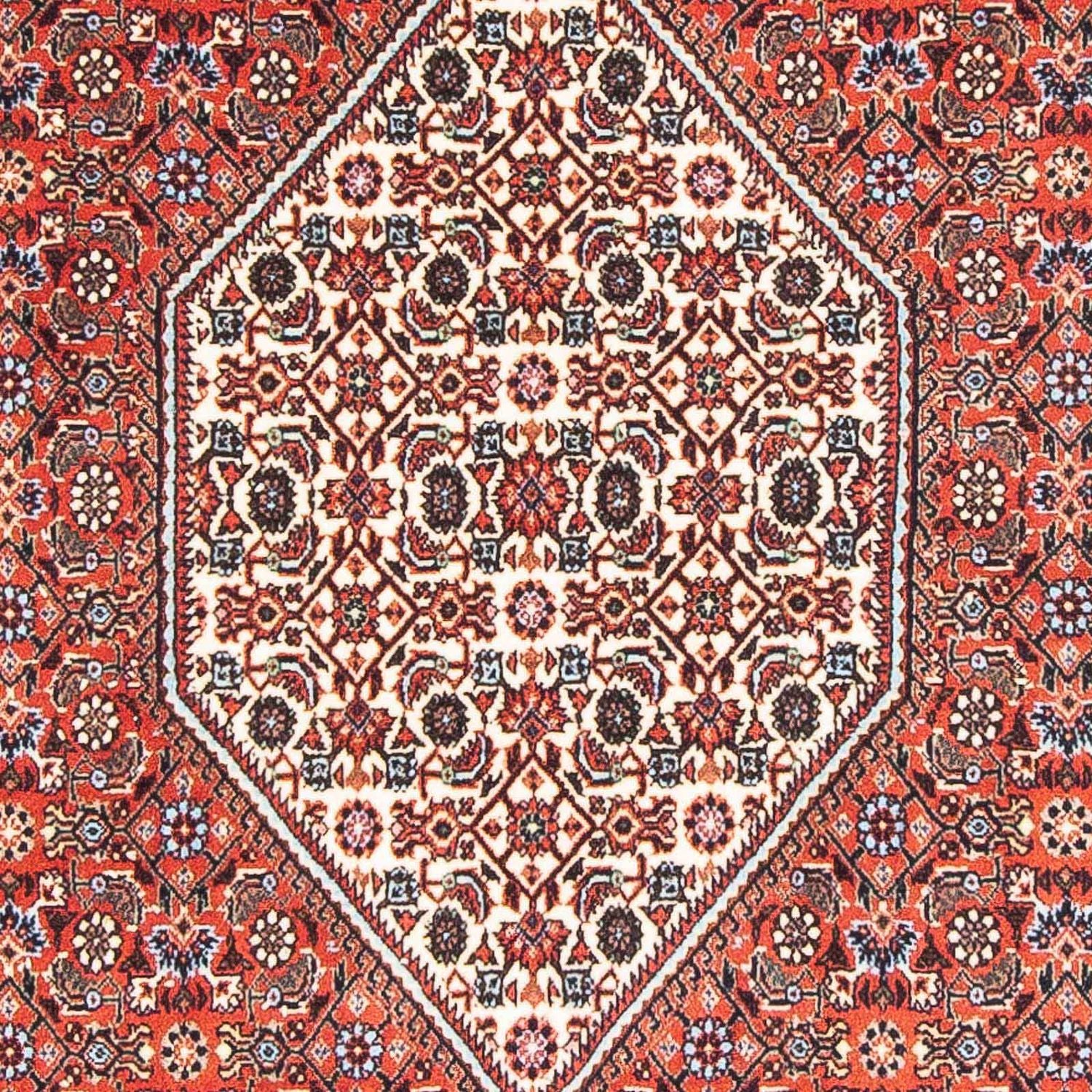 Alfombra persa - Bidjar - 178 x 110 cm - rojo