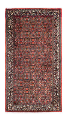 Alfombra de pasillo Alfombra persa - Bidjar - 185 x 98 cm - rojo claro