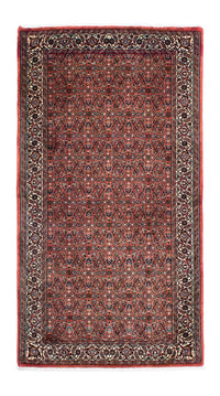Alfombra de pasillo Alfombra persa - Bidjar - 185 x 98 cm - rojo claro