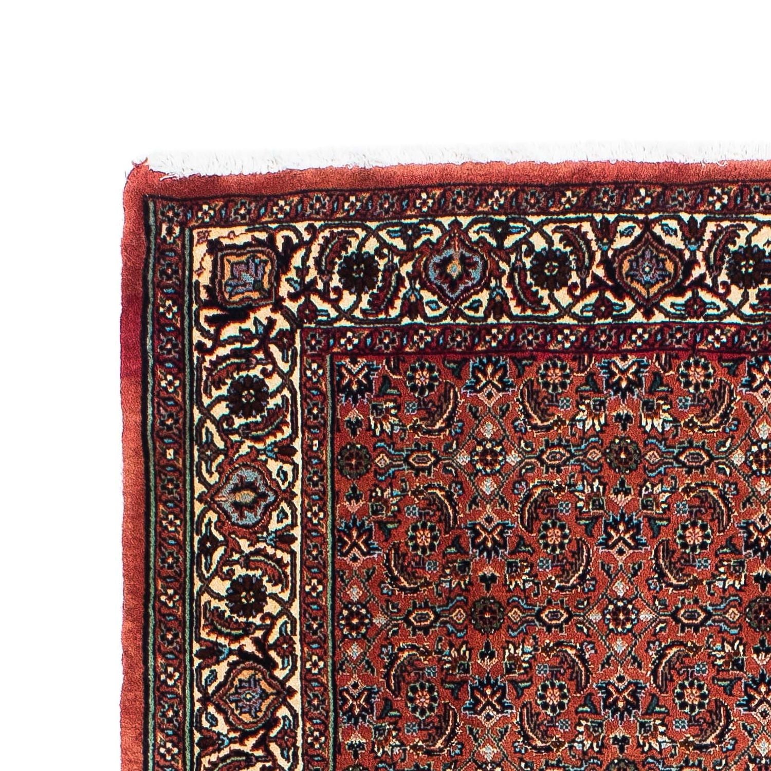 Alfombra de pasillo Alfombra persa - Bidjar - 185 x 98 cm - rojo claro