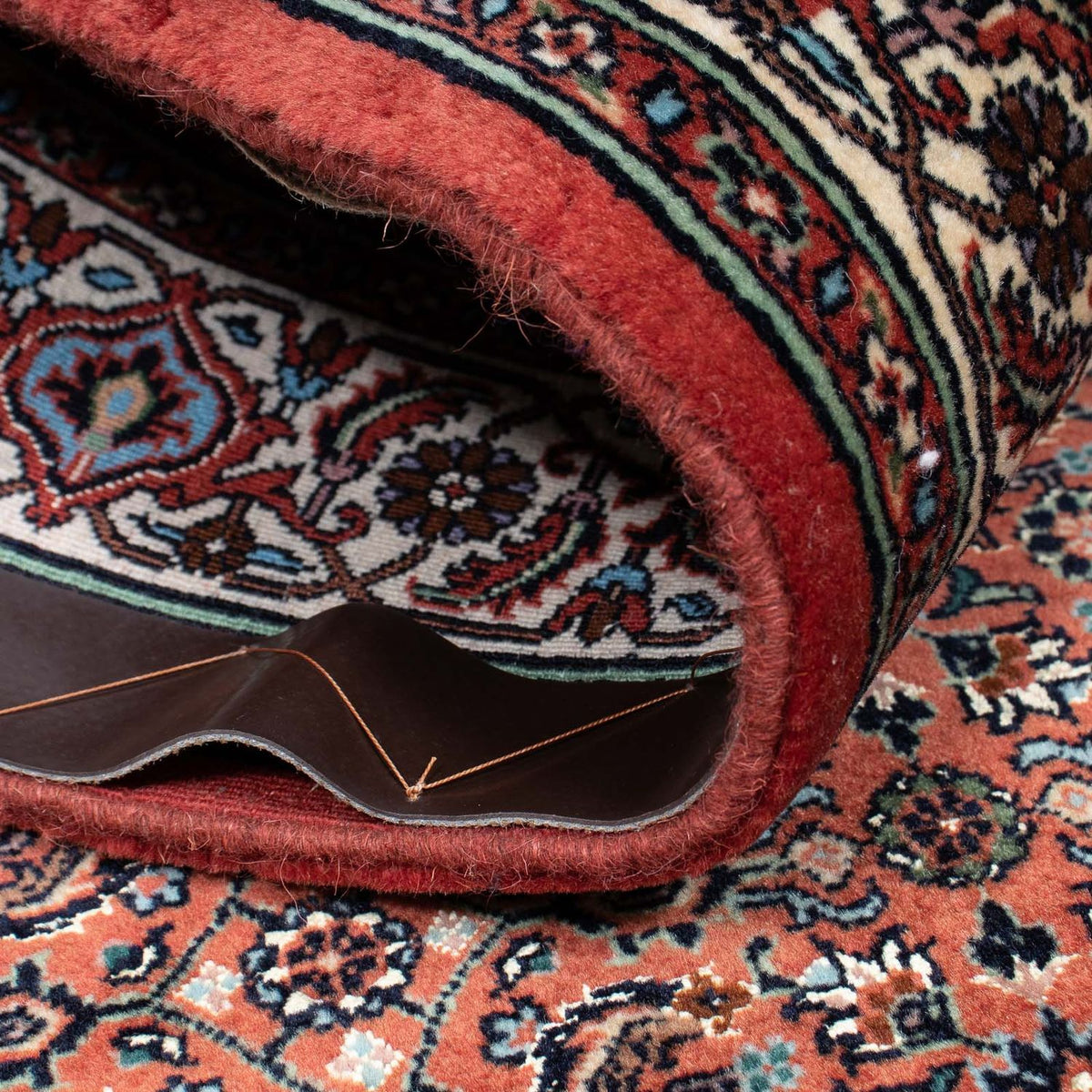 Alfombra de pasillo Alfombra persa - Bidjar - 185 x 98 cm - rojo claro