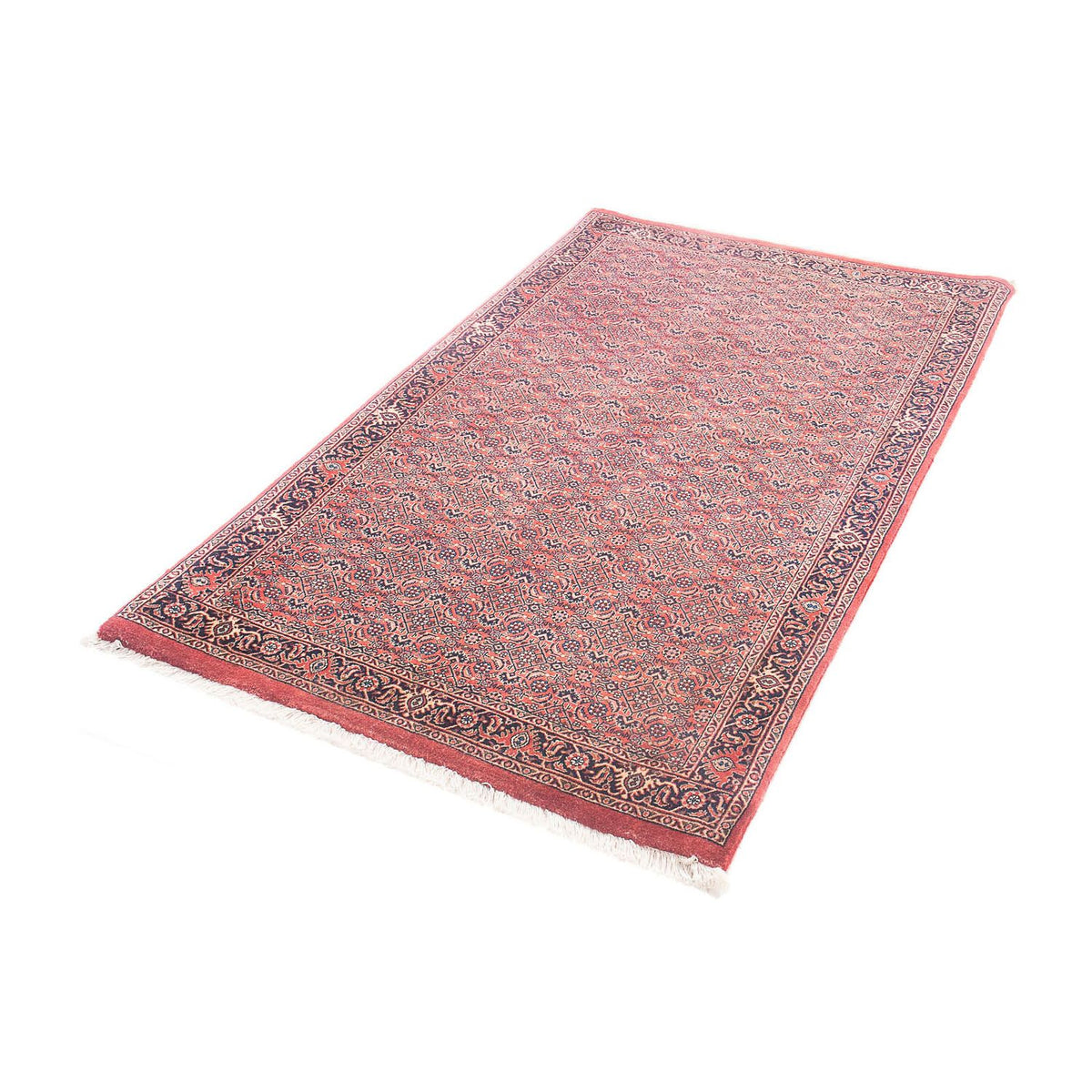 Alfombra persa - Bidjar - 154 x 90 cm - rojo