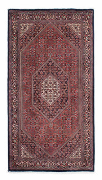 Alfombra de pasillo Alfombra persa - Bidjar - 201 x 100 cm - azul oscuro