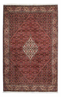 Alfombra persa - Bidjar - 220 x 141 cm - rojo
