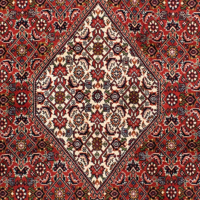 Alfombra persa - Bidjar - 220 x 141 cm - rojo