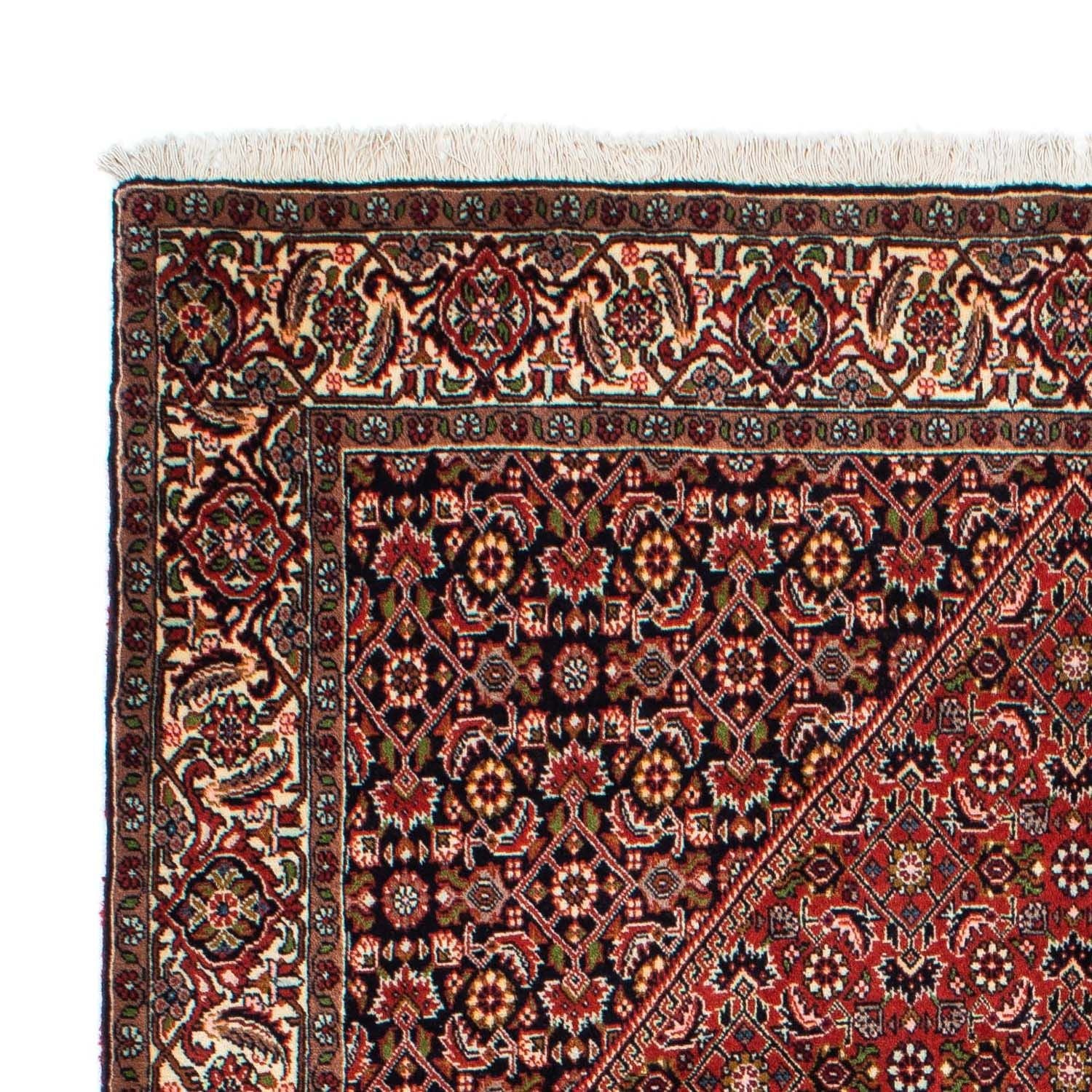 Alfombra persa - Bidjar - 220 x 141 cm - rojo