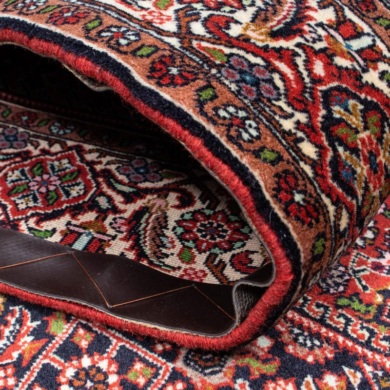 Alfombra persa - Bidjar - 220 x 141 cm - rojo