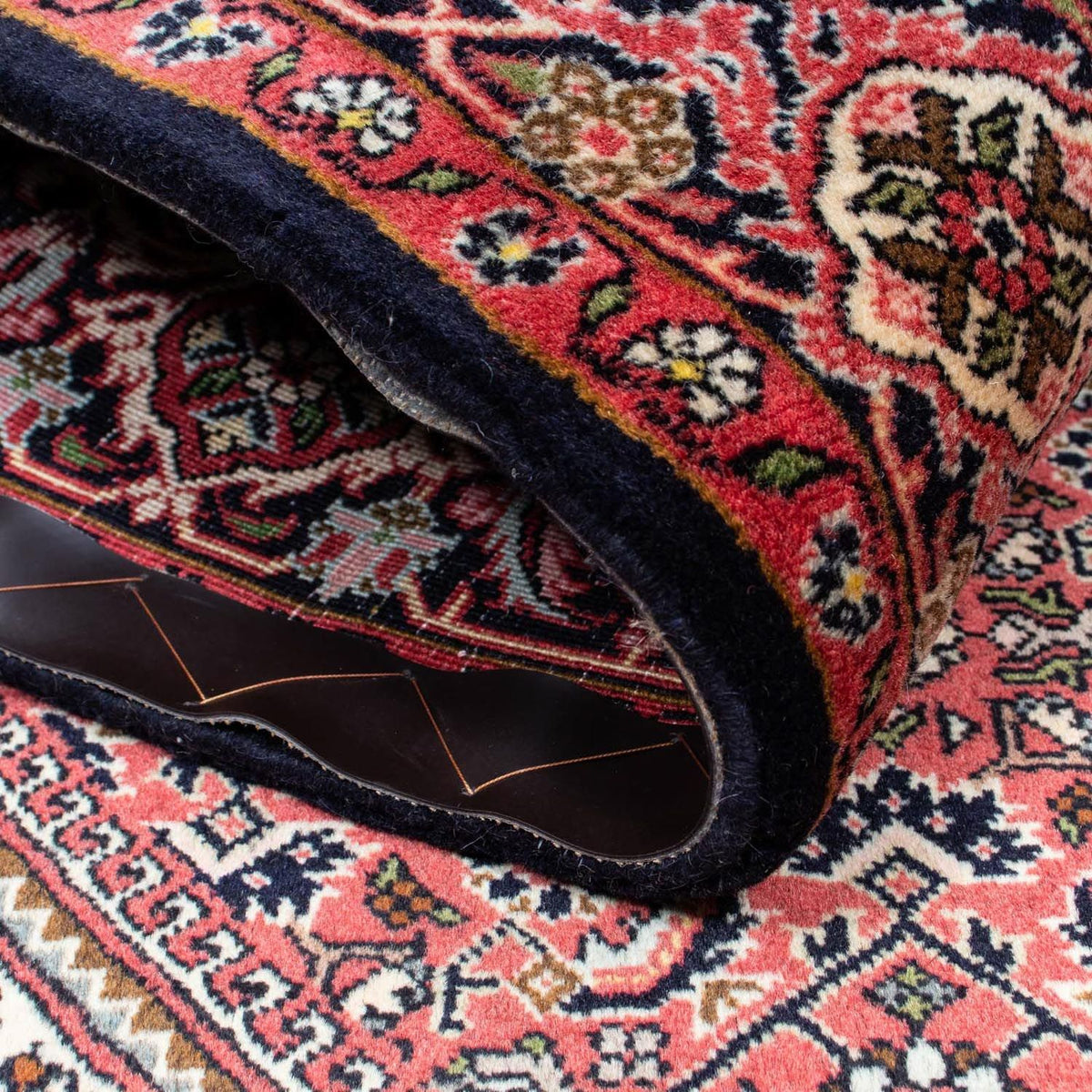 Alfombra persa - Bidjar - 210 x 139 cm - rojo