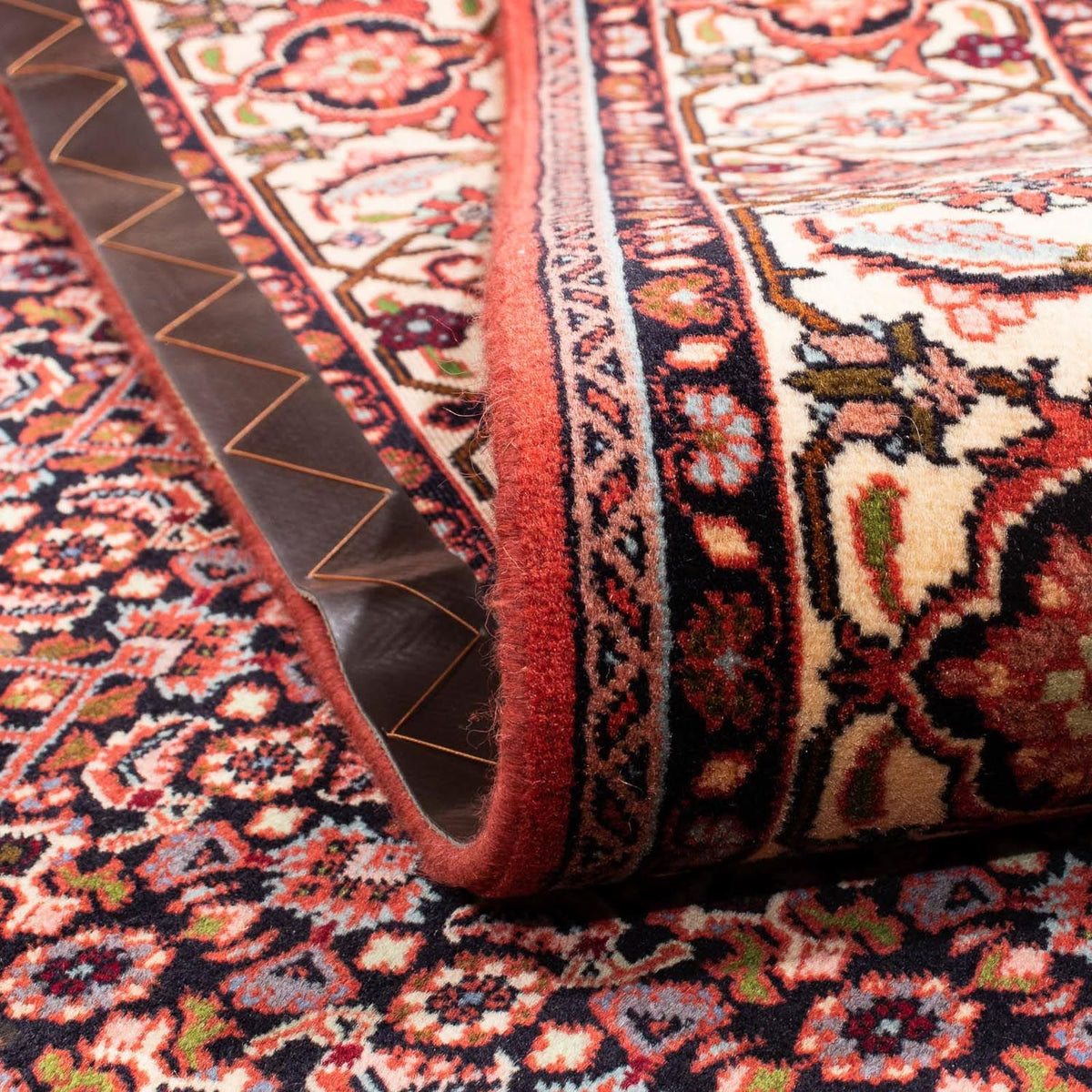 Alfombra persa - Bidjar - 250 x 169 cm - rojo