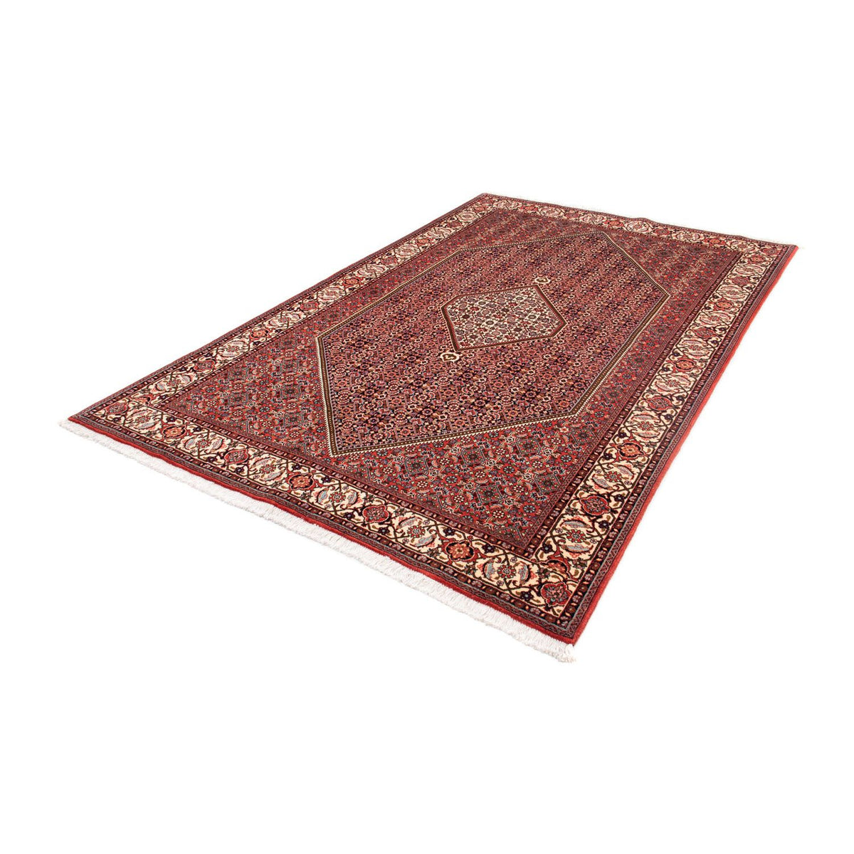 Alfombra persa - Bidjar - 250 x 169 cm - rojo