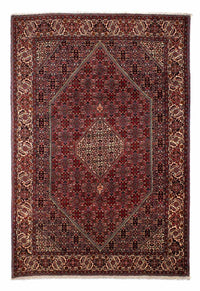 Alfombra persa - Bidjar - 290 x 206 cm - rojo oscuro